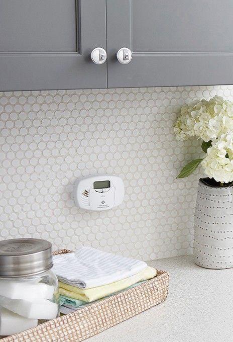 CO410 Battery-Operated Carbon Monoxide Alarm with Backlit Digital Display