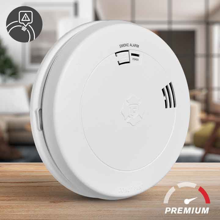 10-Year Battery Smoke Alarm with Voice Alerts