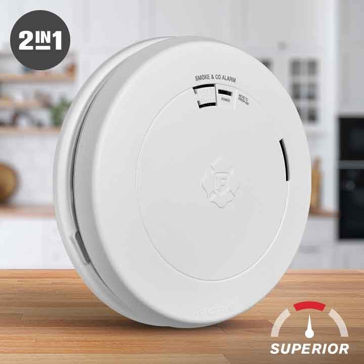 10-Year Battery 2-in-1 Smoke & CO Alarm