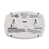CO410 Battery Operated Carbon Monoxide Alarm with Backlit Digital Display - Back